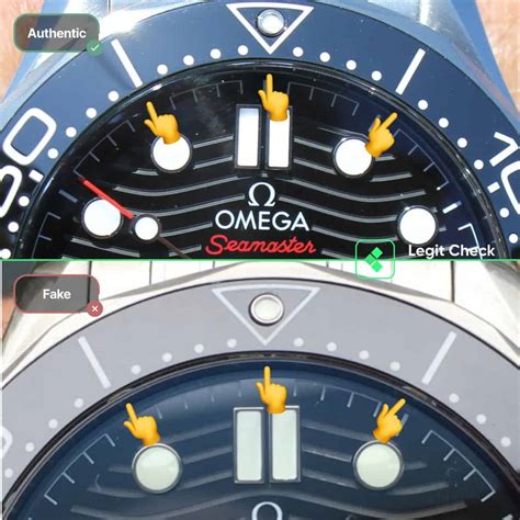 omega 007 fake vs real|omega seamaster real or fake.